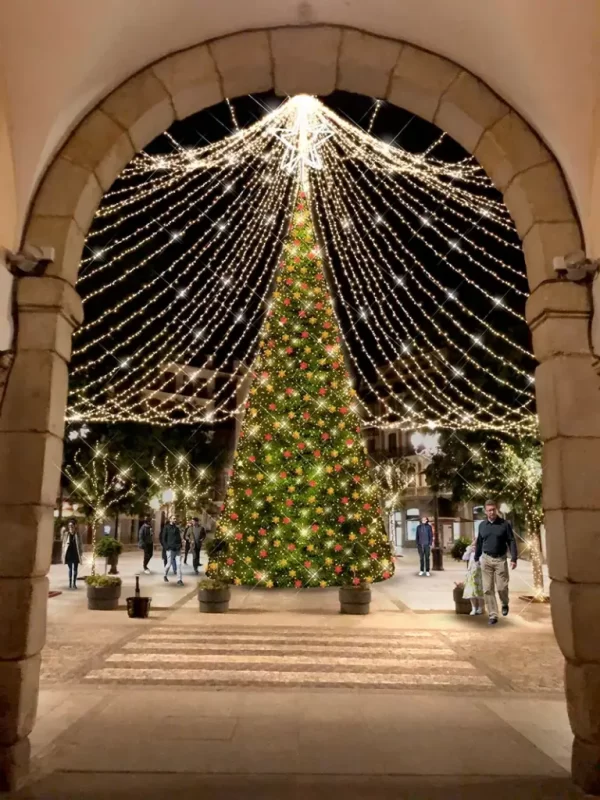 Árbol gigante de Navidad de 20m